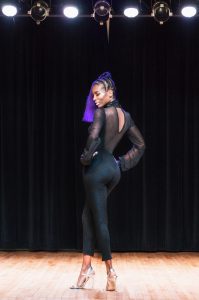 HAUS_Of_YBA_Jeweled_Neck_jumpsuit_Dominique_Silver _CFDA_Awards_Leather_Conceptual_Fashion_YaaSerwaah_Akuoku_Collection_Emerging_Designer_Fashion_Designer_Yojanse_Jimenez_AVANT_HAIR